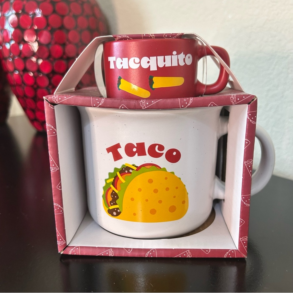 Taco and Taquito Mug Set